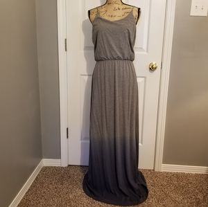 Gap Ombre Maxi Dress Gray And Navy NWT